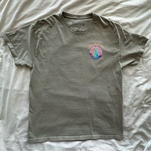 Yellowstone Wyoming Graphic T Shirt Size Large Green